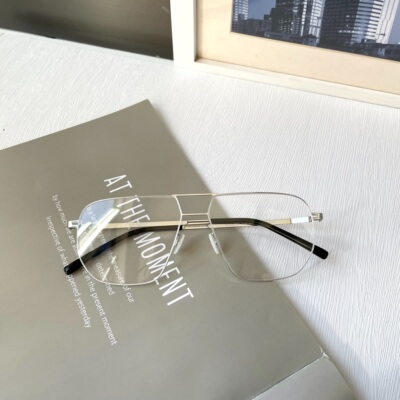 超轻MKT马吉它眼镜飞行员大框眼镜超轻无螺丝无焊接休闲薄钢眼镜