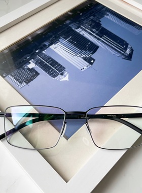 高端无螺丝眼镜牛牛ic berlin眼镜超轻薄钢方框商务男士蓝光眼镜