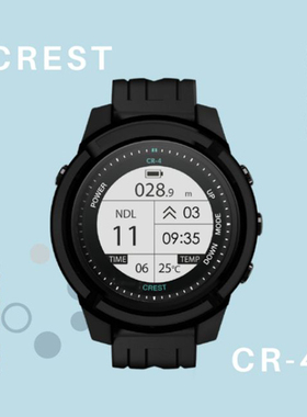 中文Crest CR4/CR5L潜水电脑表水肺自由潜蓝牙 App可充电 高氧OW