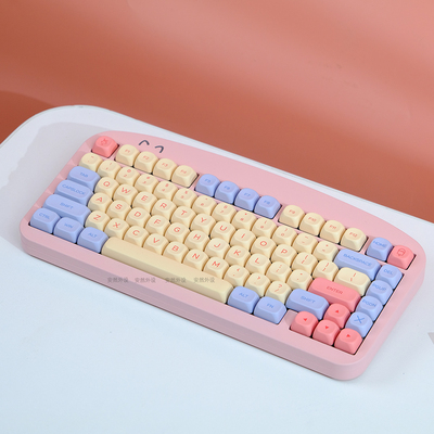 棉花糖主题键帽MOA高度PBT热升华