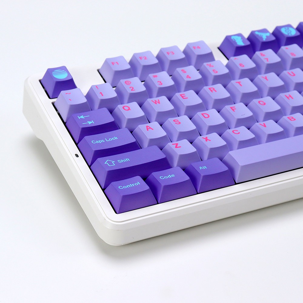 GMK Vaporwave蒸汽波键帽五面热升华原厂高度樱桃大全套机械键盘,电脑硬件/显示器/电脑周边,键帽,淘宝优惠券,粉丝福利购,淘宝优惠卷
