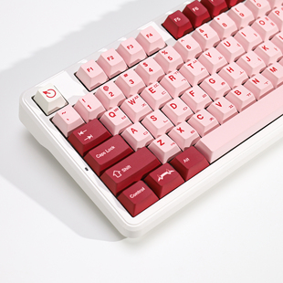 GMK Darling达令键帽粉PBT材质五面热升华大全套原厂适配机械键盘