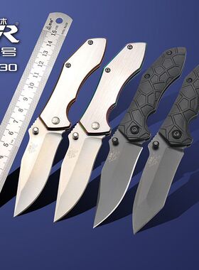 原厂库存三刃木折叠刀7030全钢随身钱夹刀防身小刀户外防身迷你刀