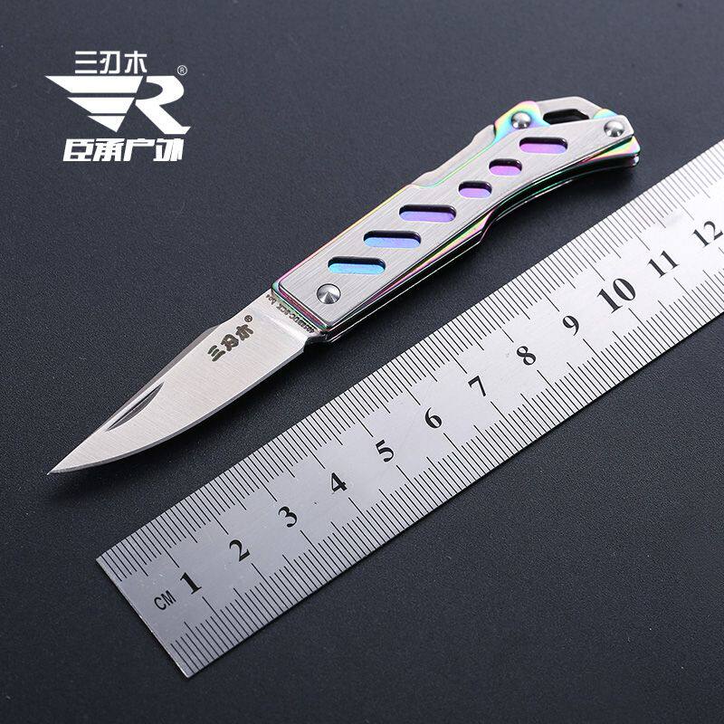 三刃木4058正品户外刀具折刀折叠刀水果刀防身野营露营小刀