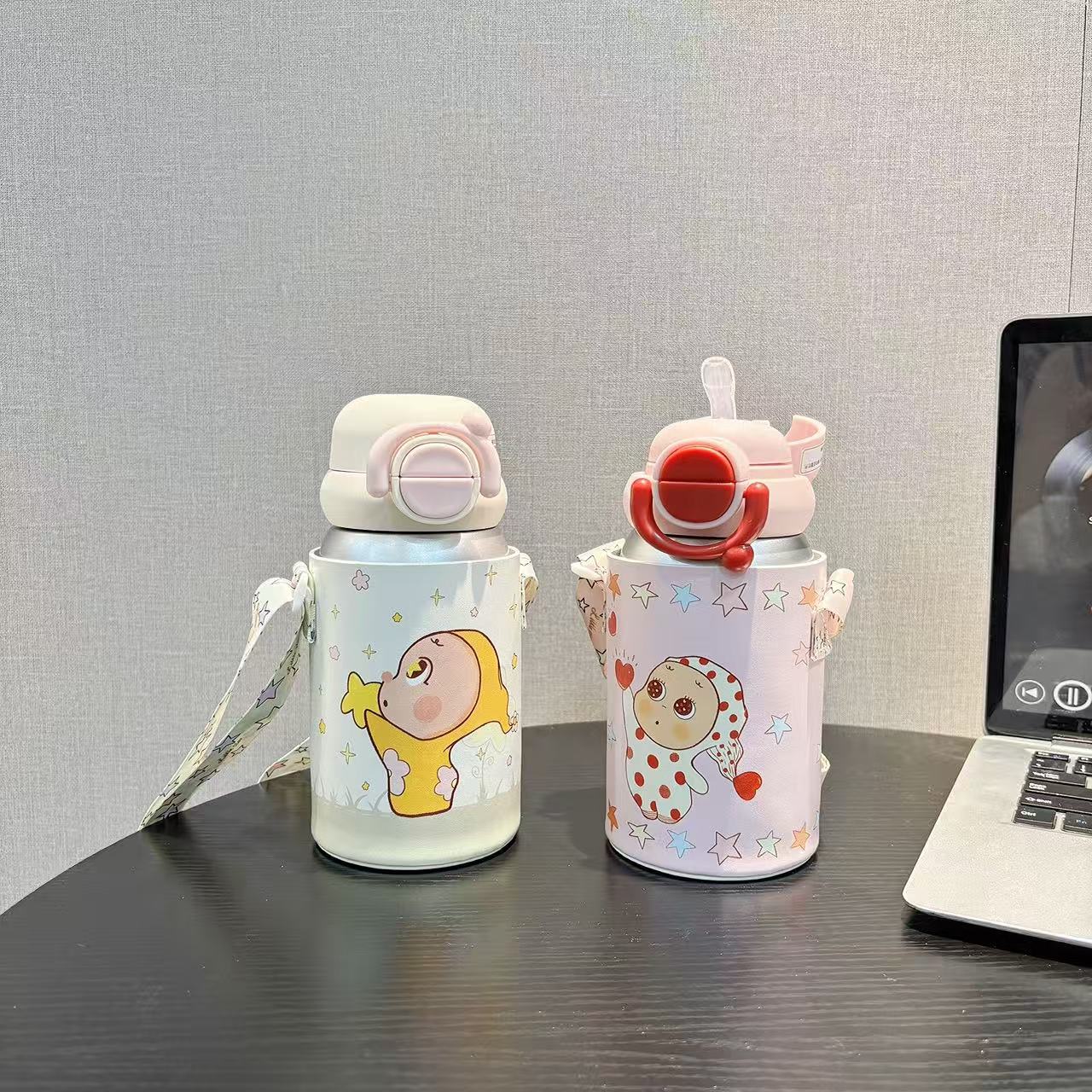 魔法星卡通可爱儿童保温杯316保冷/保温杯