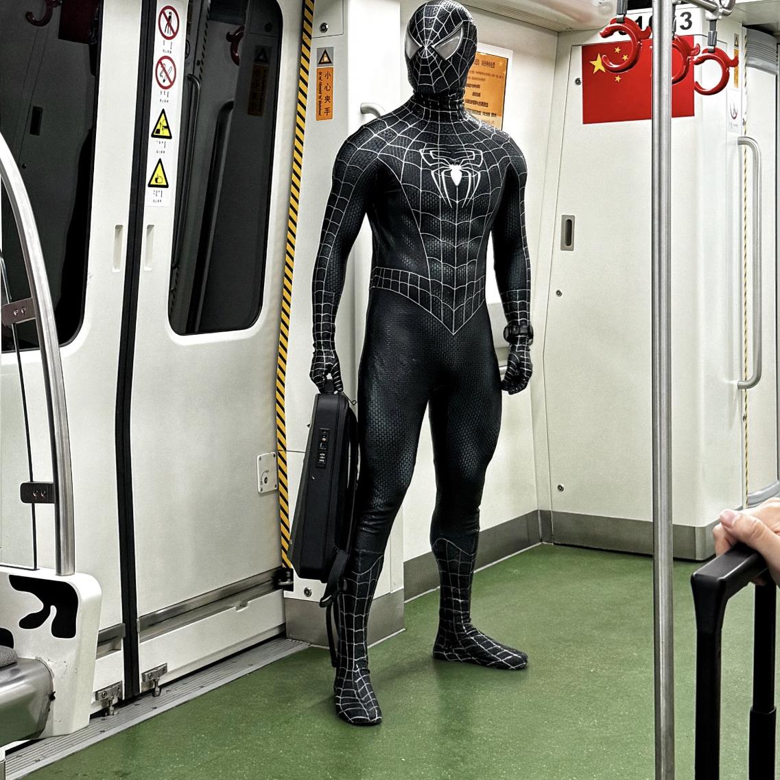 蜘蛛侠紧身衣cos衣服漫威英雄远征儿童纳米战衣成人男女圣诞节服