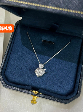 999纯银小天鹅项链女施华感小众轻奢配饰2026新款生日礼物