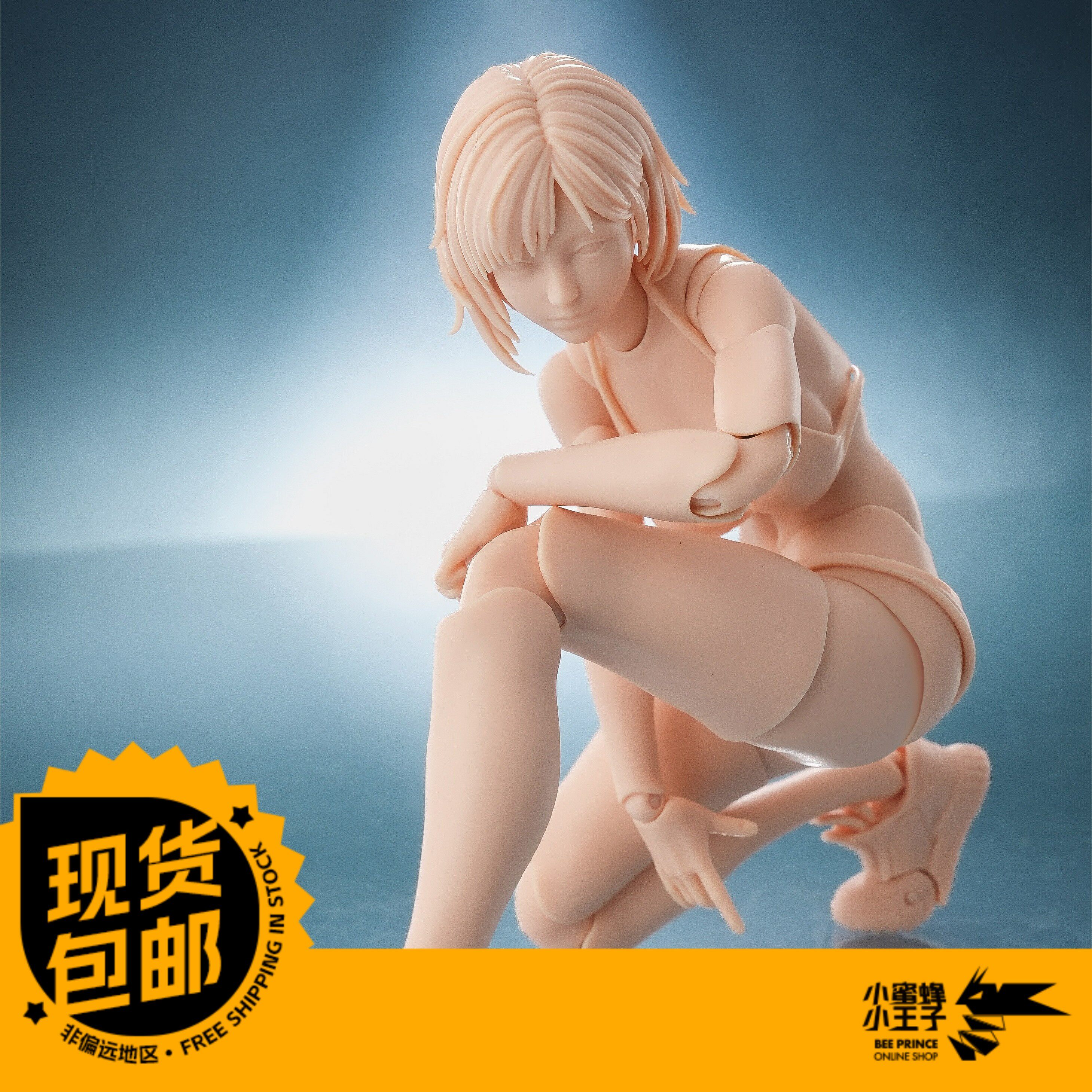 Romankey 1/12  超可动女素体 米娅 无涂装版 手办 摆件