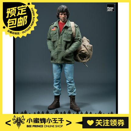 预定定金 Threezero 3Z05530W0  第一滴血 约翰 兰博 野战大衣版