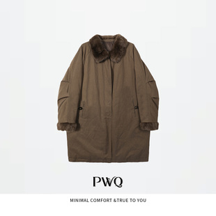 【潘文青补贴】长款小毛领纽扣款 257361