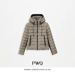 【行走山径】90白鹅绒连帽拉链帽子可拆卸MSAH-25102519-QY