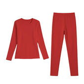 T651 95%新疆棉 ASK 双面磨毛保暖套装 T551 山茶油10A 情侣款