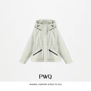 25102390 外套连帽冲锋衣羽绒收腰显瘦户外YN 觅雪