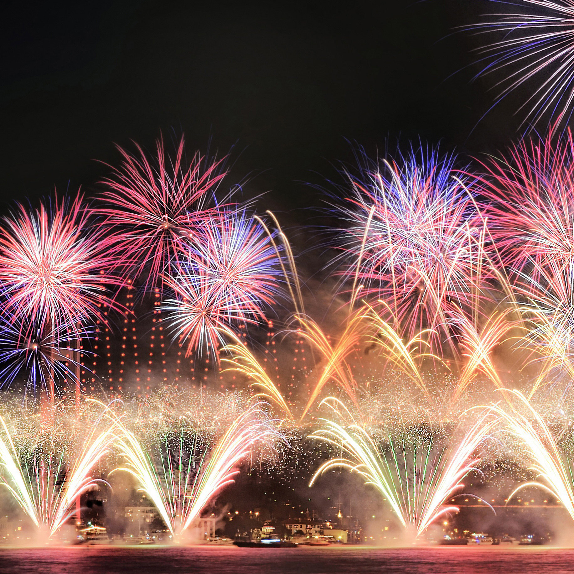 【fomku国际】高端定制烟花 烟火布置浏阳花炮 婚礼生日情人节018