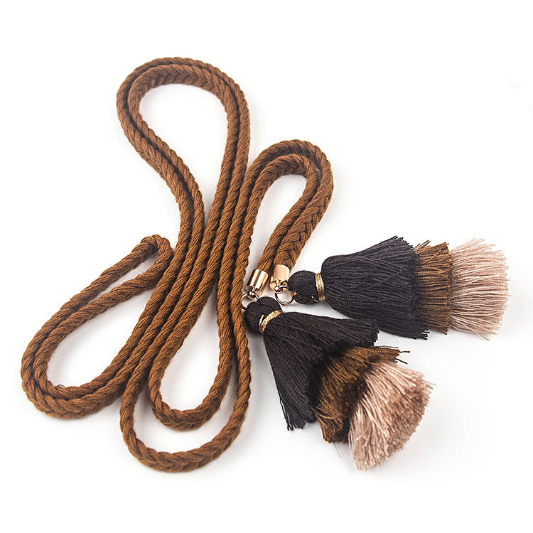 韩版编织腰带手工三色流苏腰绳装饰毛衣羽绒服卫衣裤头百搭连衣裙,服饰配件/皮带/帽子/围巾,腰带/皮带/腰链,淘宝优惠券,粉丝福利购,淘宝优惠卷