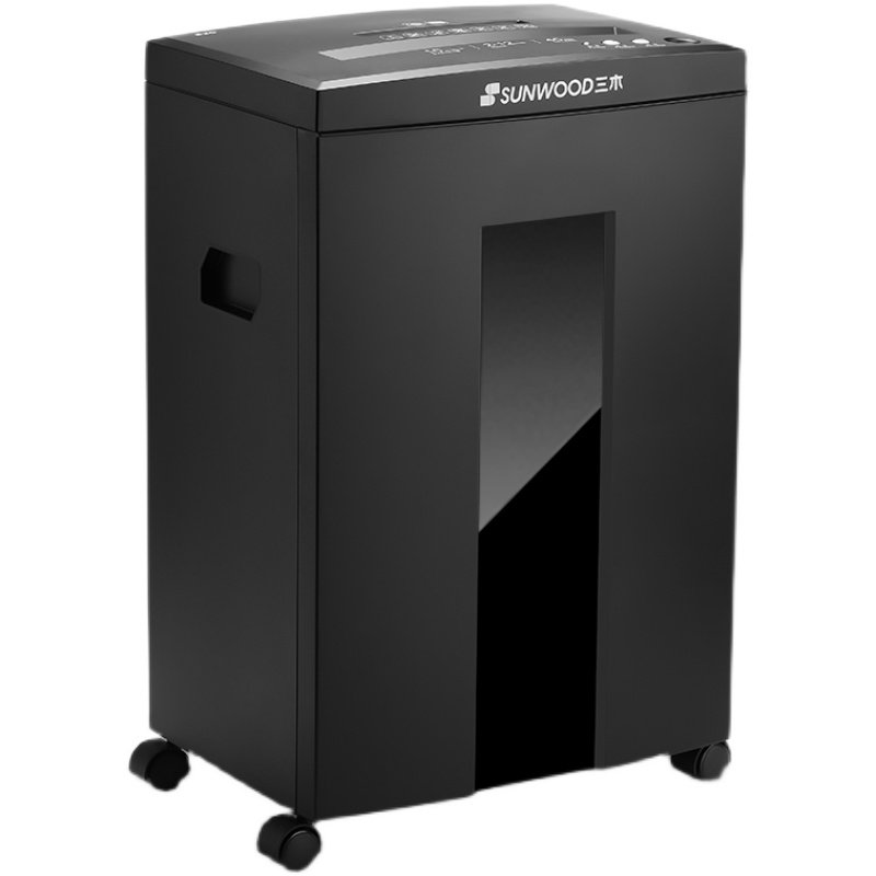 三木碎纸机S20办公商用粉碎机五级保密碎10张/次21L容量碎光盘/卡