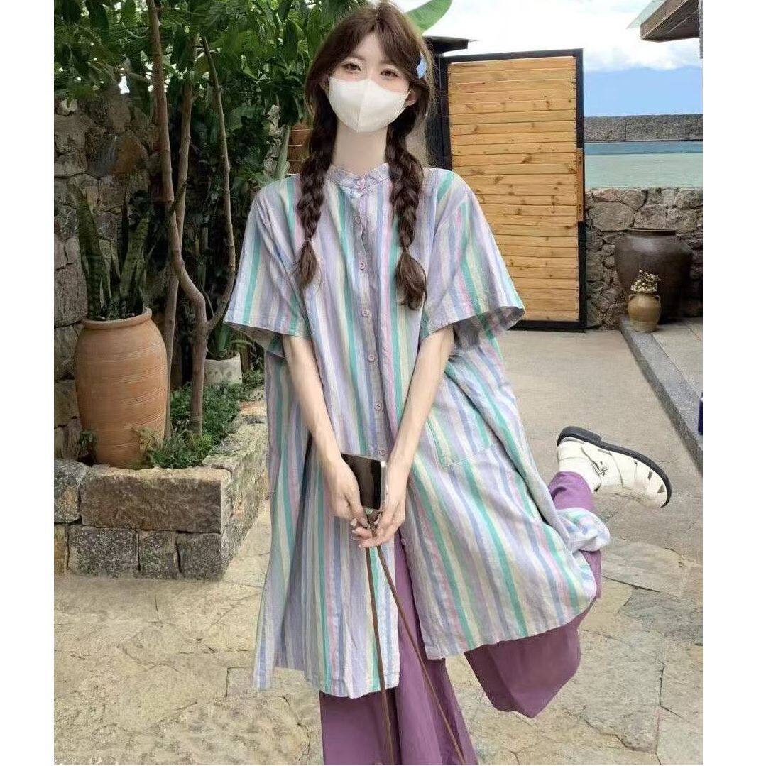 日系复古套装女夏季新款