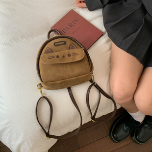 超火精致小背包女2025新款卡通可爱双肩通勤包高级感旅行小书包