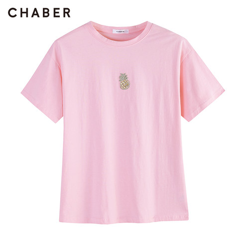 chaber巧帛夏季新品直筒宽松休闲
