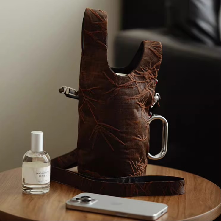 东方壶专用壶衣纯钛传家壶保护套背带款便携杯套壶套知舍布套