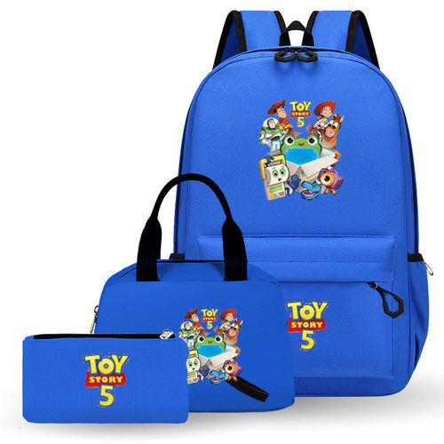 新款玩具总动员Toy Story5周边书包中小学生书包午餐包笔袋三件套