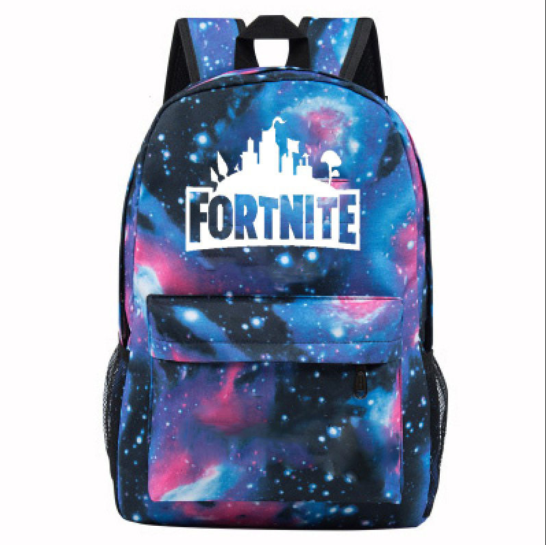 游戏夜光星空青少年双肩包定制