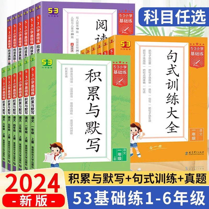 53小学基础练同步练习册