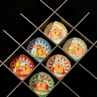 拉皮巴拉全运会纪念币&冰箱贴 广州 深圳 珠海 澳门 香港