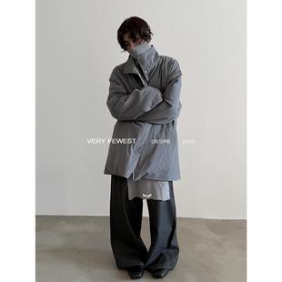 廓形立领棉服男女加厚保暖宽松中长款 冬季 棉衣外套 FEWEST VERY