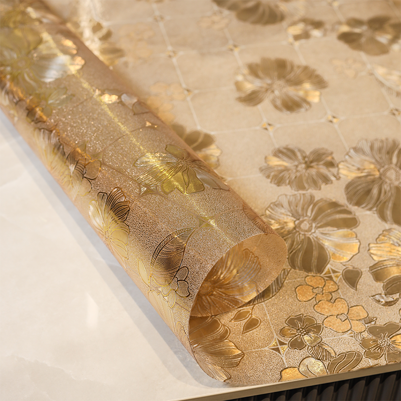 茶几桌布pvc软塑料玻璃餐桌垫软胶垫防水防油防烫免洗彩色水晶板*