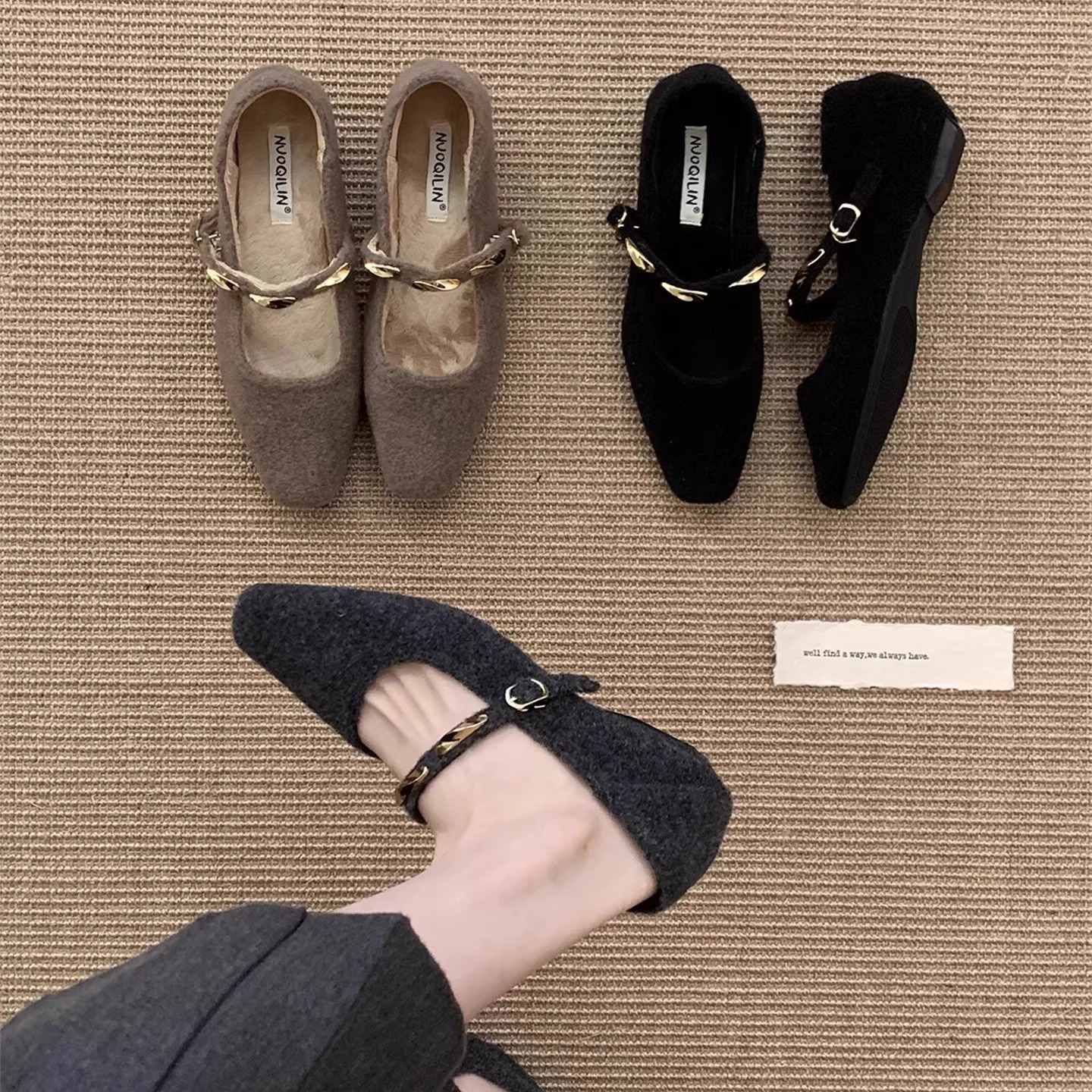 内增高冬季配裙子玛丽珍通勤鞋