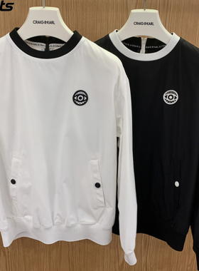 韩国代购CRAIG KARL高尔夫26春夏圆领宽松防风运动套头长袖外套女