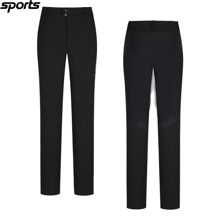 韩国代购amazingcre高尔夫球裤26春夏男黑色防水弹力透气运动长裤