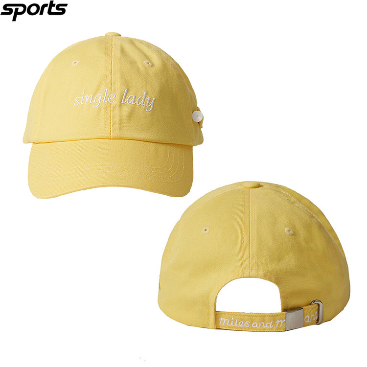 韩国代购miles高尔夫配饰穿搭春夏可插球TEE遮阳帽户外女棒球帽