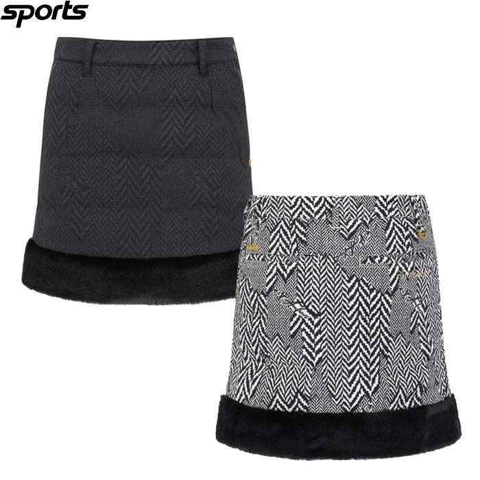 韩国代购st andrews高尔夫球裙25秋冬女防风防寒保暖运动半身短裙