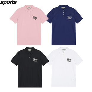 韩国代购 T恤女 bogeyboys高尔夫穿搭25年夏吸湿速干运动POLO衫 短袖