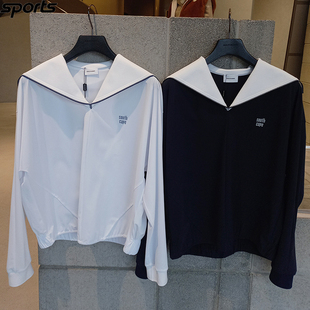 韩国代购southcape高尔夫26年春薄款透气大翻领运动户外长袖T恤女