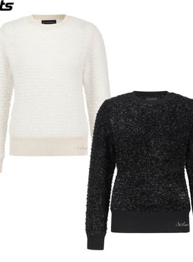 韩国代购st andrews高尔夫球服25秋冬女保暖圆领运动休闲针织衫