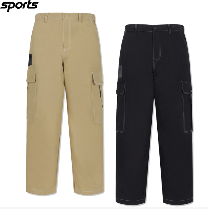 韩国代购GOLDEN BEAR高尔夫球裤24秋冬男子GOLF弹力六袋直筒裤