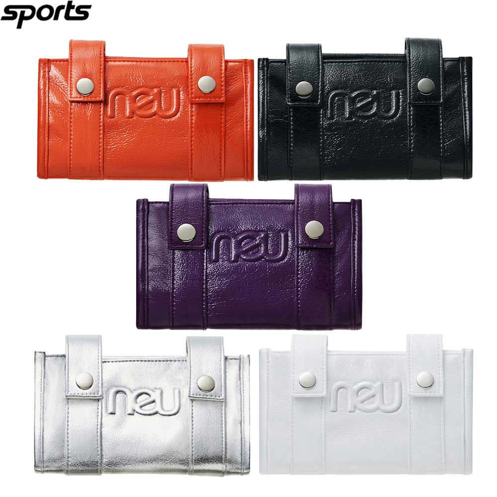 韩国代购NEU高尔夫配饰穿搭ins潮春夏户外车挂包漆皮亮面挂件球包