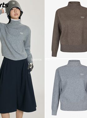 韩国代购southcape高尔夫26年秋冬保暖抗寒高领运动针织衫毛衣女