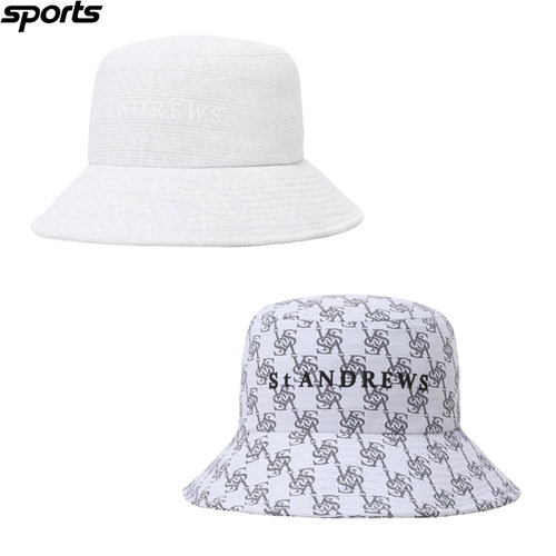 韩国代购st andrews高尔夫配饰26春夏男图案防晒遮阳休闲渔夫帽