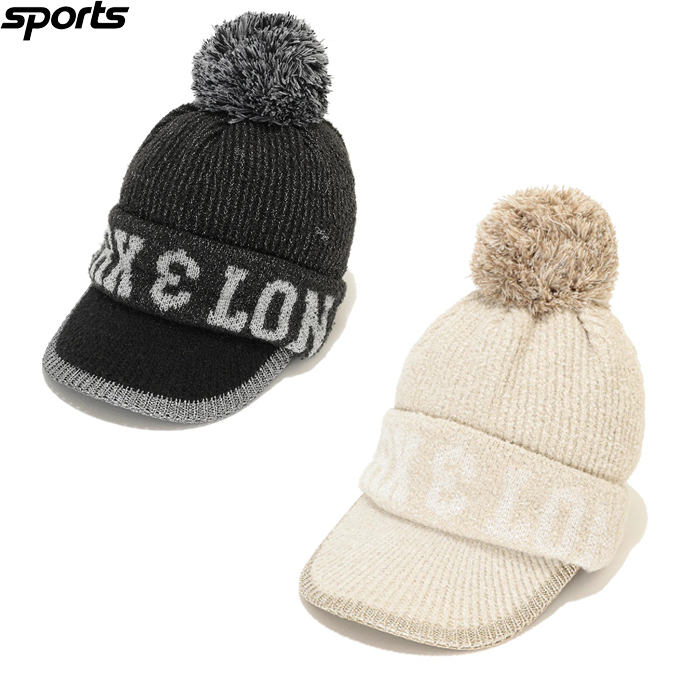 韩国代购mark&lona高尔夫配饰25秋冬女绒球保暖运动休闲针织帽