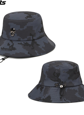 韩国代购amazingcre高尔夫配饰26春夏男女迷彩轻质防晒遮阳渔夫帽