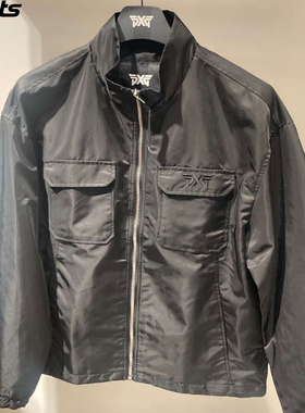 韩国代购PXG高尔夫球服26春男黑色轻质防风运动休闲宽松外套