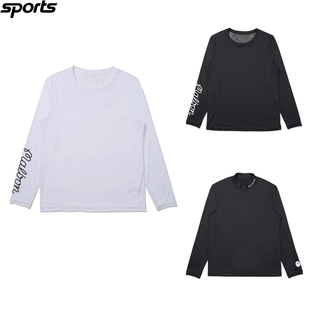 折扣款韩国代购malbon高尔夫球服25春夏男标志轻薄透气打底衫2件