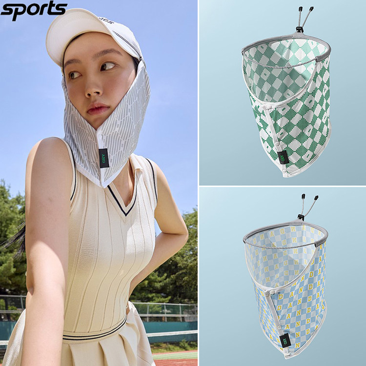 韩国代购ANDGOLF高尔夫配饰25夏防紫外线凉感户外降温面罩男女款
