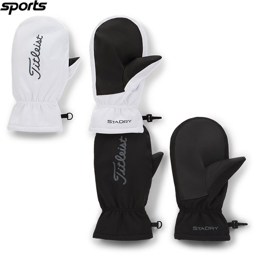 韩国代购titleist高尔夫25冬防水抗寒保暖运动户外连指手套男女款