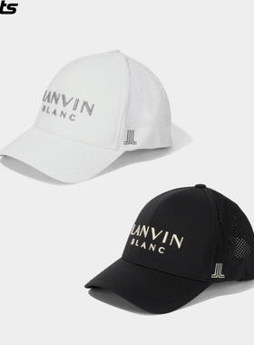 韩国代购lanvin blanc高尔夫配饰26春夏男标志网眼透气防晒棒球帽