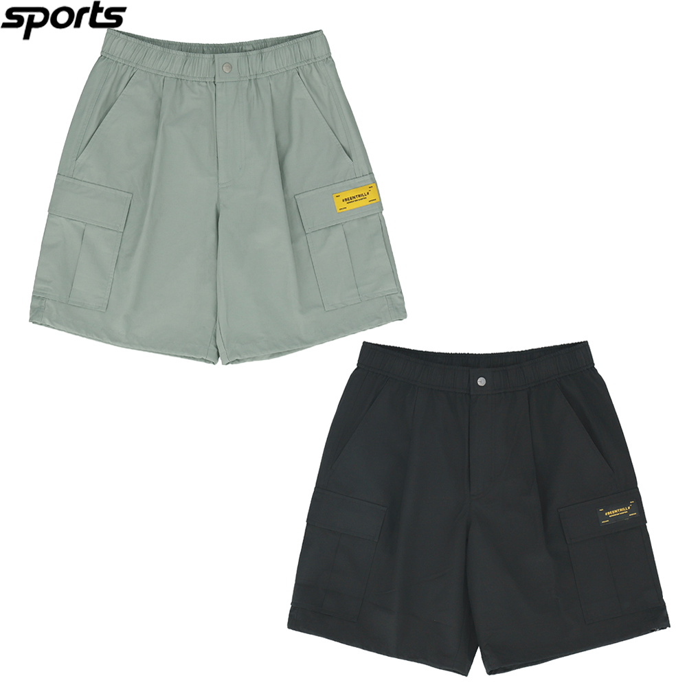 韩国代购BEENTRILL高尔夫穿搭24年春夏宽松中性风工装短裤男女款